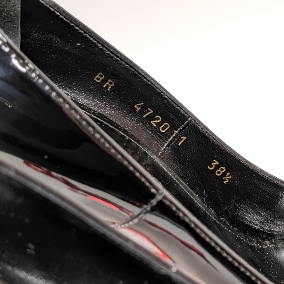 SOLD Saint Laurent Black and Red Opyum Heels - Picture 2 of 7